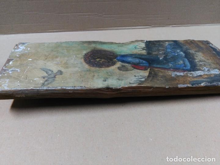 Arte: Oleo sobre tabla cristo orante - Foto 15