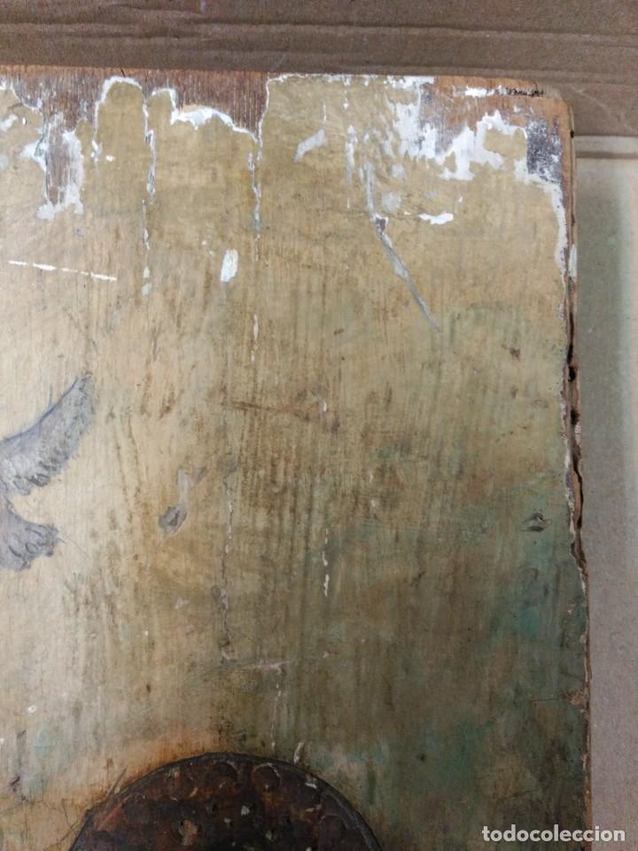 Arte: Oleo sobre tabla cristo orante - Foto 18