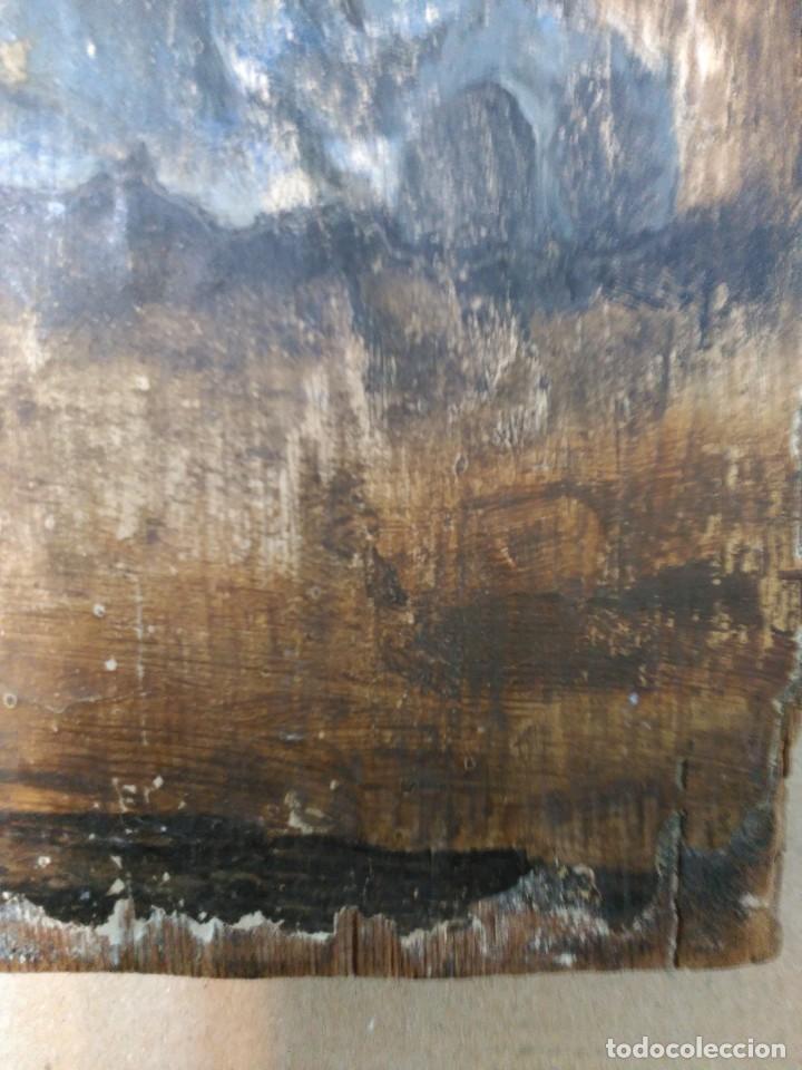 Arte: Oleo sobre tabla cristo orante - Foto 19