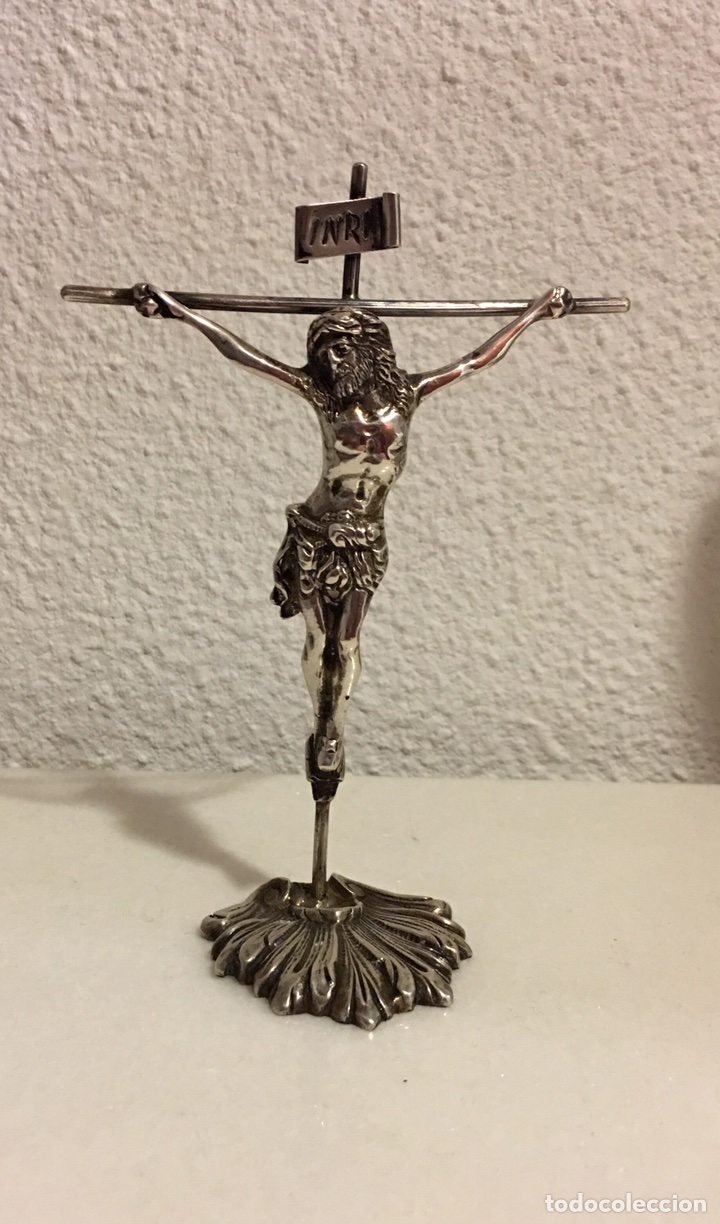 Arte: Crucifijo de plata - Foto 1