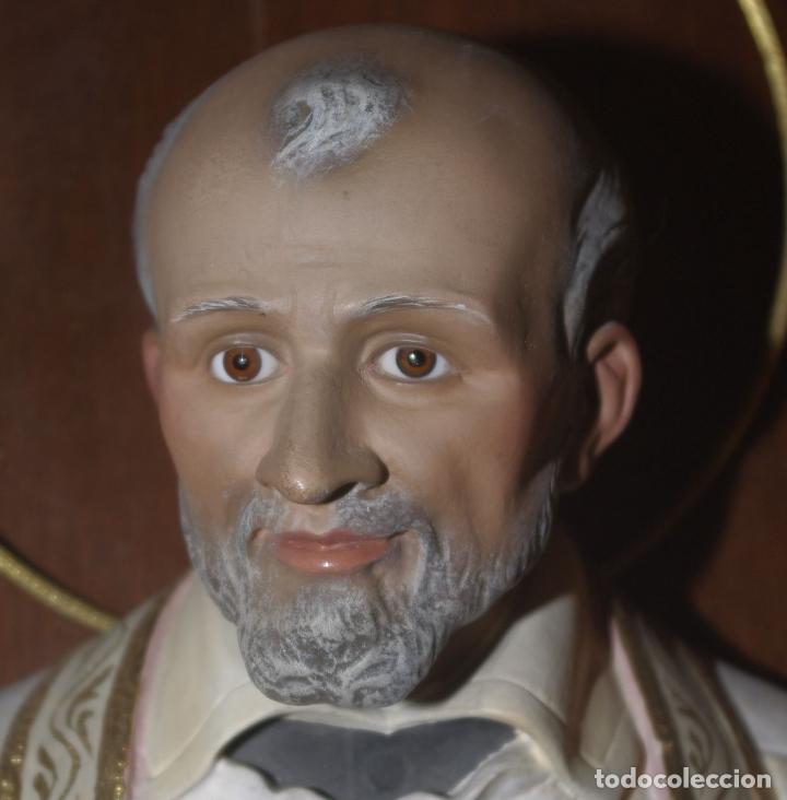 Arte: Cuadro / Busto de San Vicente de Pa&uacute;l - Foto 2