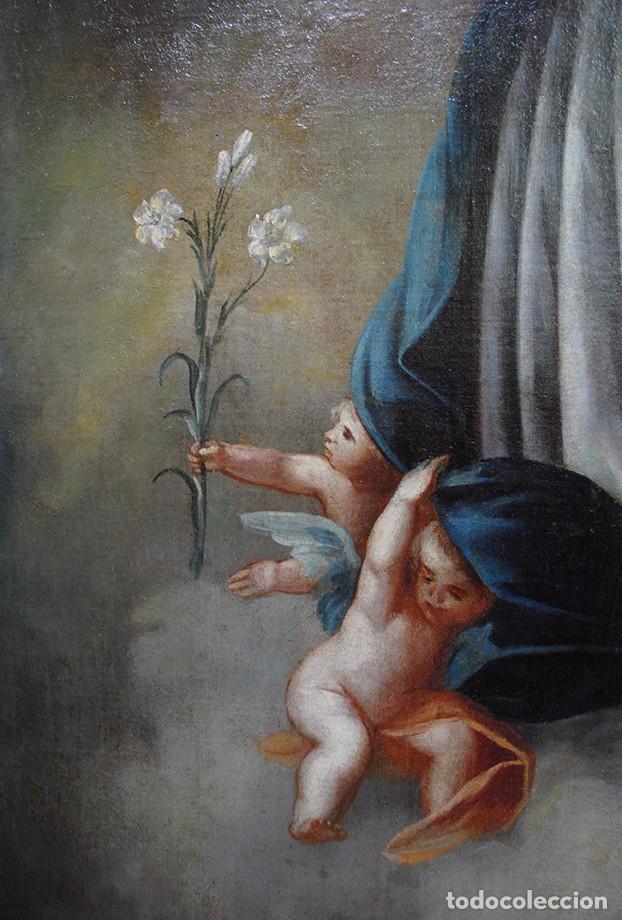 Arte: ANTIGUO &Oacute;LEO INMACULADA CONCEPCI&Oacute;N S.XVIII - Foto 4