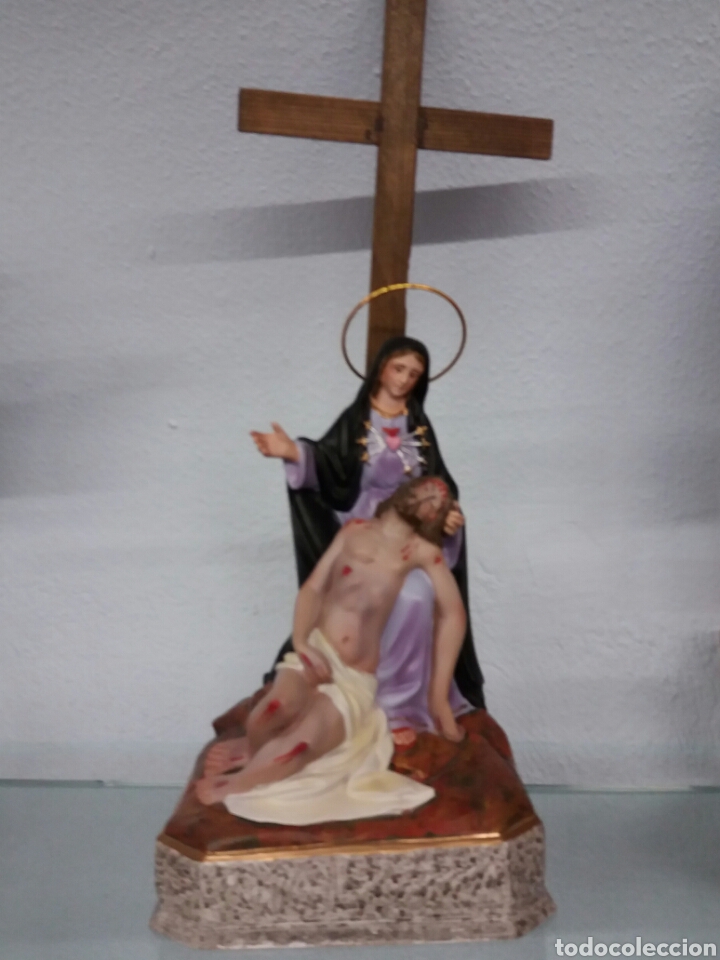 Arte: VIRGEN DE LA PIEDAD DE 30 CM - Foto 1