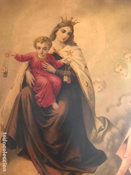 Arte: bonito y gran cuadro antiguo - Foto 1