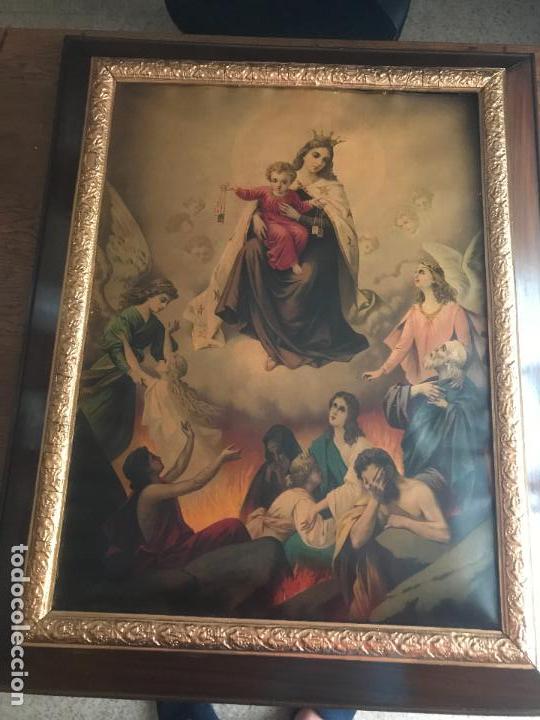 Arte: bonito y gran cuadro antiguo - Foto 3