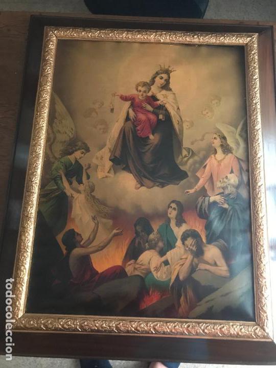Arte: bonito y gran cuadro antiguo - Foto 4