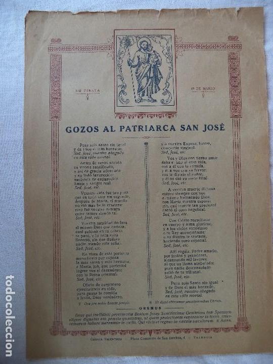 Arte: GOZOS AL PATRIARCA SAN JOSE - Foto 1