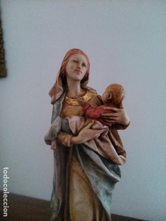Arte: Virgen de alabastro - Foto 2