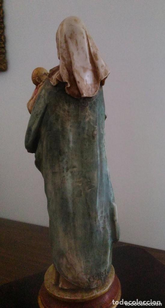 Arte: Virgen de alabastro - Foto 4