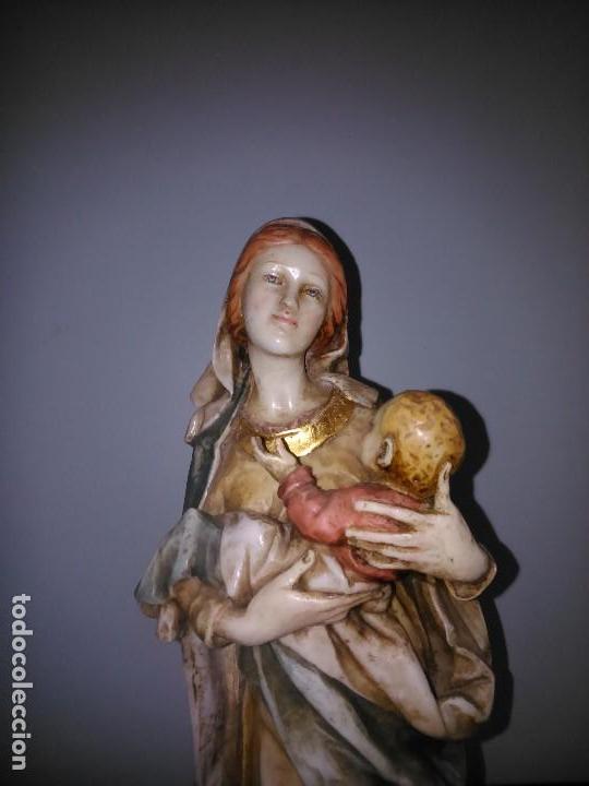 Arte: Virgen de alabastro - Foto 6