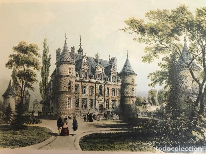 Arte: PRECIOSO GRABADO del - CHATEAU DE BOISSEY - LE CHATEL - Foto 1