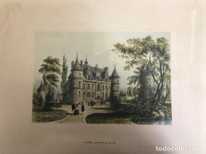 Arte: PRECIOSO GRABADO del - CHATEAU DE BOISSEY - LE CHATEL - Foto 2
