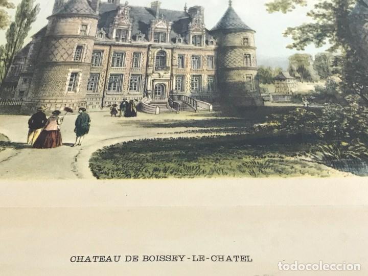 Arte: PRECIOSO GRABADO del - CHATEAU DE BOISSEY - LE CHATEL - Foto 3
