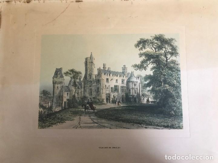 Arte: PRECIOSO GRABADO del - CHATEAU DE GREULLY - Foto 2