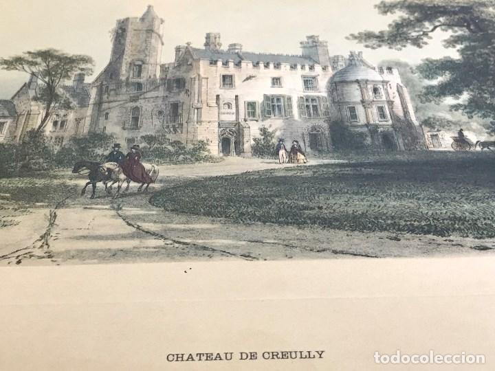 Arte: PRECIOSO GRABADO del - CHATEAU DE GREULLY - Foto 3