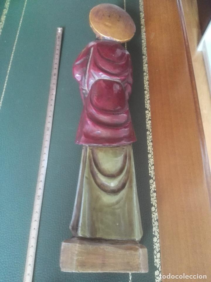 Arte: San Mateo talla pol&iacute;croma - Foto 6
