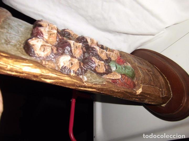 Arte: SANTA CENA DE MADERA TALLADA - Foto 14