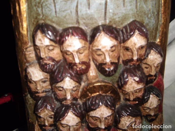 Arte: SANTA CENA DE MADERA TALLADA - Foto 18