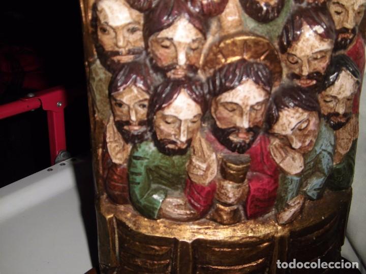 Arte: SANTA CENA DE MADERA TALLADA - Foto 19