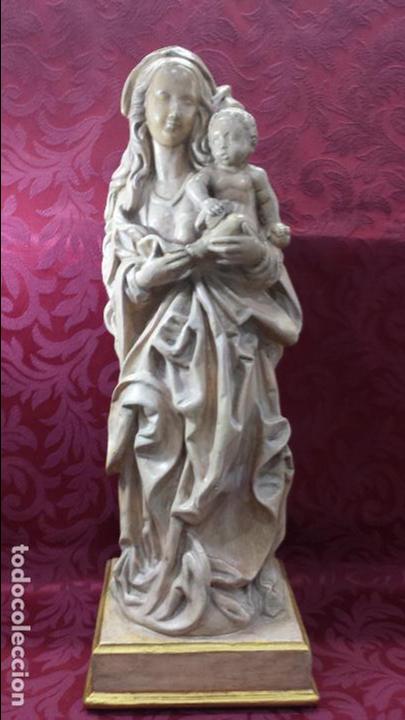 Arte: VIRGEN  CON  NI&Ntilde;O  EN  BRAZOS - Foto 1