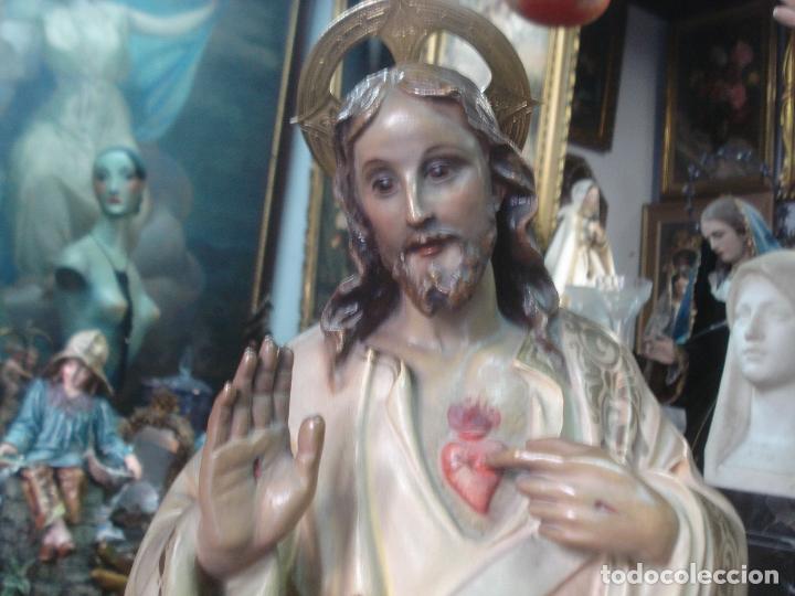 Arte: Sagrado Corazon de estuco de Olot - Foto 2