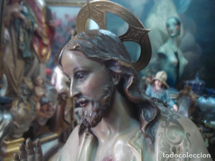 Arte: Sagrado Corazon de estuco de Olot - Foto 3