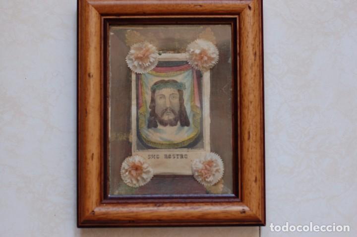 Arte: PINTURA EN COLOR - SANTISIMO ROSTRO DE CRISTO - Foto 1