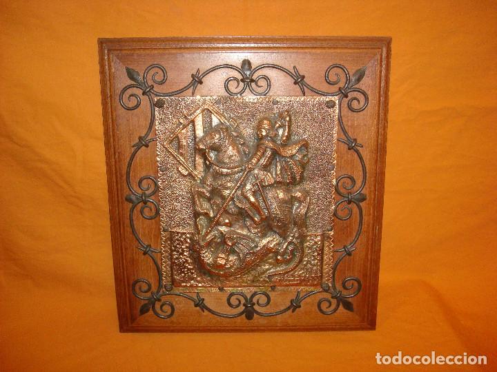 Arte: Cuadro Sant Jodi / San Jorge y el dragon - Foto 1