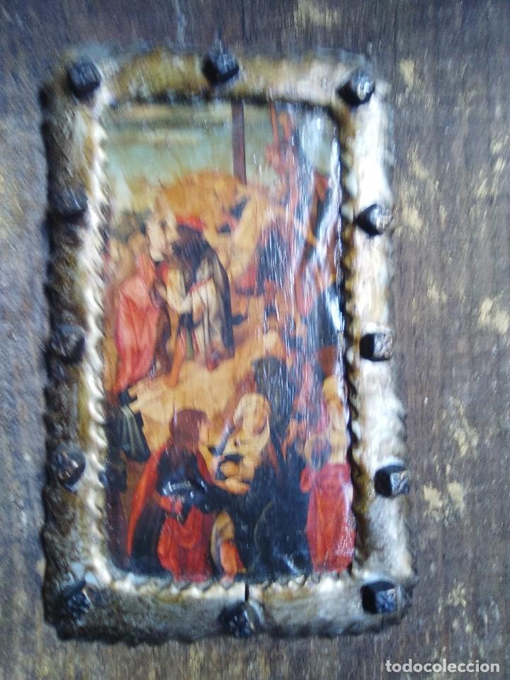 Arte: Descendimiento icono con l&aacute;mina. - Foto 2