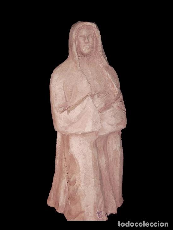 Arte: Monje de terracota. - Foto 1