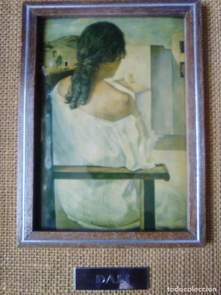 Arte: Esmalte,Dal&iacute;,la chica de la silla. - Foto 2