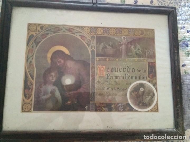 Arte: CUADRO RECUERDO PRIMERA COMUNI&Oacute;N - Foto 1