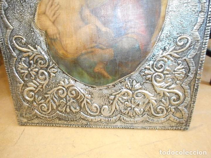 Arte: Cuadro repujado de la Virgen y el Ni&ntilde;o - Foto 7