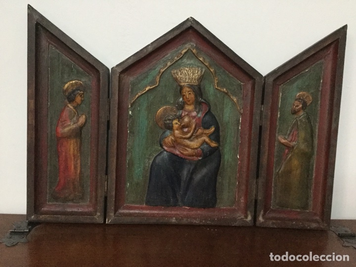 Arte: Tr&iacute;ptico de madera Eduardo sales - Foto 3