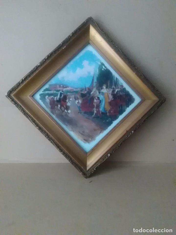 Arte: Cuadro oleo firmado (sevilla) - Foto 1