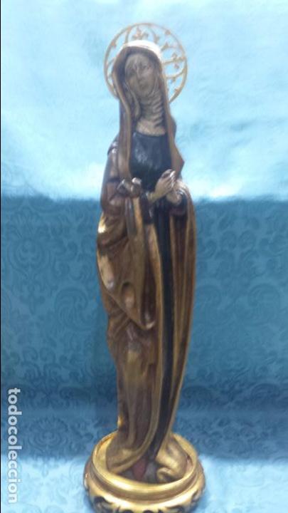 Arte: DOLOROSA TALLA EN MADERA - Foto 1