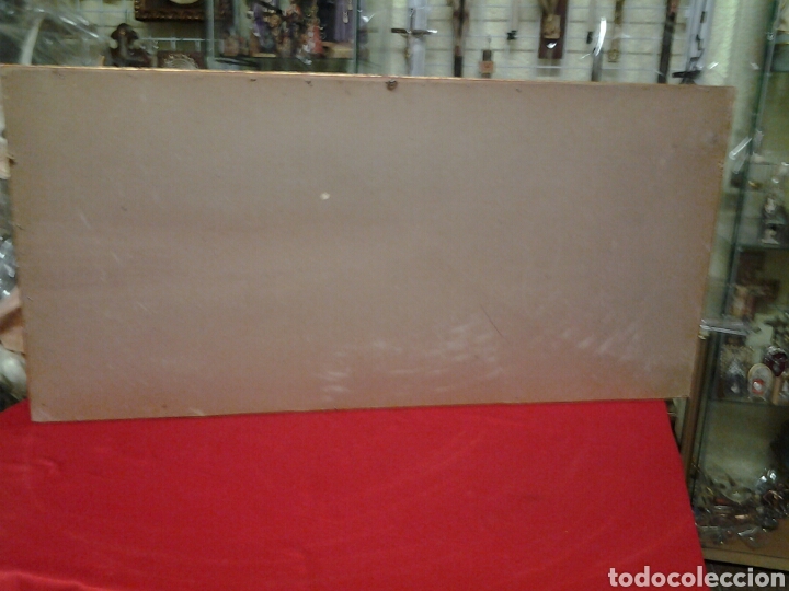 Arte: Cuadro antiguo triptico del NACIMIENTO - Foto 5