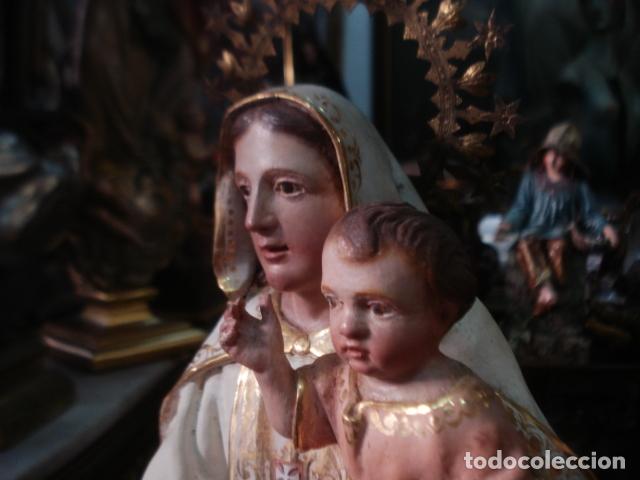 Arte: talla de madera y estuco Virgen de la Merced - Foto 8