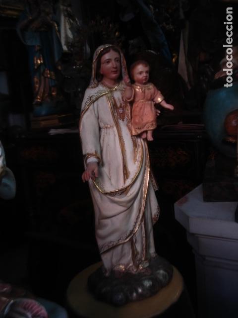 Arte: talla de madera y estuco Virgen de la Merced - Foto 11