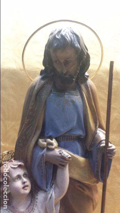 Arte: SAN JOS&Eacute; CON NI&Ntilde;O DE PI&Eacute; - Foto 7