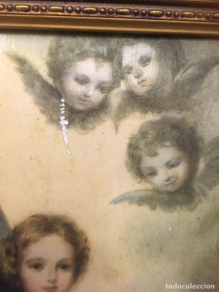 Arte: CUADRO ANTIGUO VIRGEN DEL CARMEN. - Foto 3
