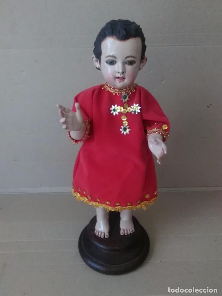 Arte: Ni&ntilde;o Jes&uacute;s madera estucada - Foto 1