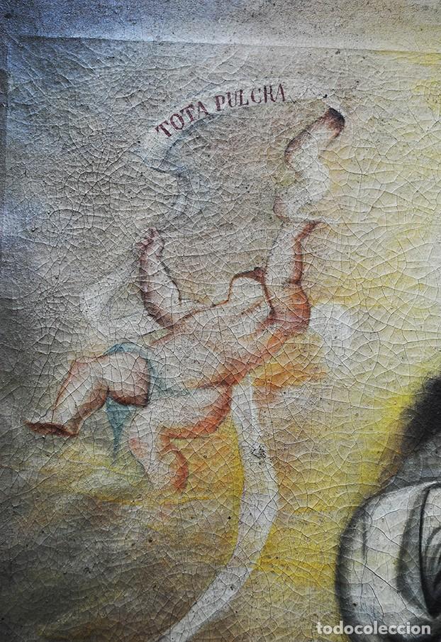 Arte: &Oacute;LEO SOBRE LIENZO INMACULADA CONCEPCI&Oacute;N - Foto 4