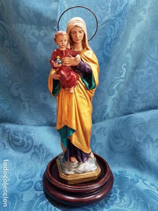 Arte: VIRGEN  CON  NI&Ntilde;O  EN  BRAZOS - Foto 1