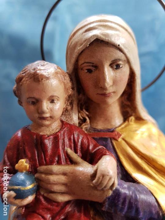 Arte: VIRGEN  CON  NI&Ntilde;O  EN  BRAZOS - Foto 4
