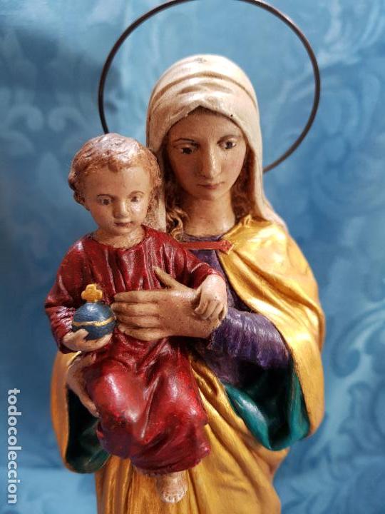 Arte: VIRGEN  CON  NI&Ntilde;O  EN  BRAZOS - Foto 5