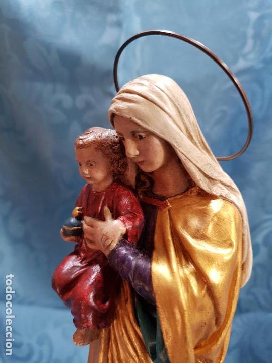 Arte: VIRGEN  CON  NI&Ntilde;O  EN  BRAZOS - Foto 6