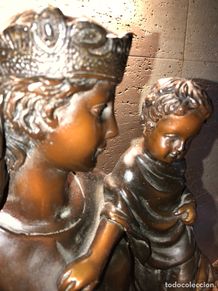 Arte: Virgen hecha en bronce - Foto 9