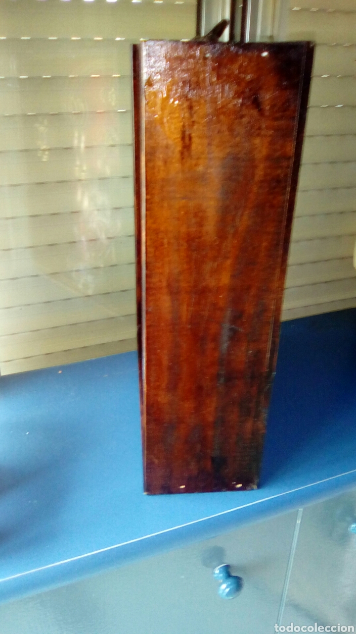 Arte: Retablo del Sagrado Coraz&oacute;n en caja de madera - Foto 6