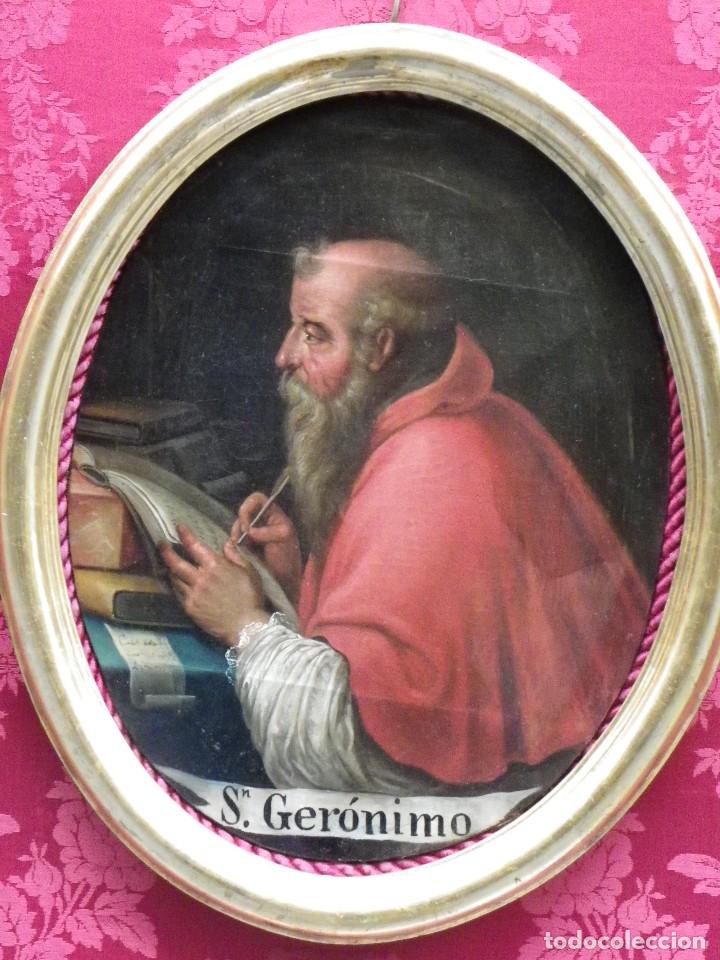 Arte: San Ger&oacute;nimo, o/l siglo XIX - Foto 2